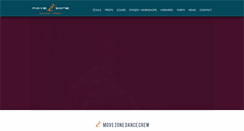 Desktop Screenshot of movezonedancecrew.be